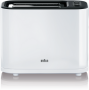 Braun PureEase HT 3010 WH - 2 slice(s) - White - Buttons,Rotary - 1000 W