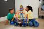 Mattel Hot Wheels City Mega-Parkgarage-Spielset mit 1 Die-Cast-Spielzeugauto und 1 Spielzeug-Hubschr