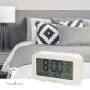 Nedis Digital-Schreibtisch-Wecker / LCD / Backlight / Snooze-Funktion / Datumsanzeige / Timer / Holz
