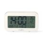 Nedis Digital-Schreibtisch-Wecker / LCD / Backlight / Snooze-Funktion / Datumsanzeige / Timer / Holz