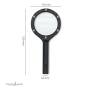 Nedis Handlupen / Linsenstärke: 4 Diopter / 10000 K / 0.05 W / 9 lm / Schwarz