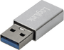 Logilink Adapter USB 3.2 Gen1 Type-C,USB-A/M zu USB-C/F,silb (AU0056)