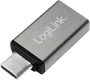 Logilink USB 3.2 Gen1 Type-C Adapter, C/M zu USB-A/F, silber (AU0042)