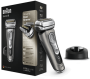 Braun Series 9 9325s Latest Generation Electric Shaver - Charging Stand - Fabric Case - Graphite - Foil shaver - Graphite - LED - Battery - Lithium-Ion (Li-Ion) - Built-in battery