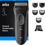 Braun Series 3 3000 BT Black/Grey Rasierer -Herren-