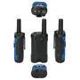 Alecto Walkie-Talkie Set / 2 Handsets / Bis zu 7 km / Frequenzkanäle: 8 / PTT / VOX / 24 h Standby / Headset-Ausgang / Eingebaute Taschenlampe / Schwarz