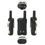 Alecto Walkie-Talkie Set / 2 Handsets / Bis zu 7 km / Frequenzkanäle: 8 / PTT / VOX / 24 h Standby / Headset-Ausgang / Eingebaute Taschenlampe / Weiß / Schwarz