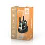 Alecto Walkie-Talkie Set / 2 Handsets / Bis zu 7 km / Frequenzkanäle: 8 / PTT / VOX / 24 h Standby / Headset-Ausgang / Eingebaute Taschenlampe / Weiß / Schwarz
