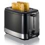 MELISSA Hochkant-Toaster 2 Scheiben 800W Schwarz/Edelstahl