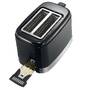 MELISSA Hochkant-Toaster 2 Scheiben 800W Schwarz/Edelstahl