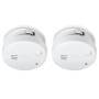 Alecto Mini-Rauchmelder 5-Jahres-Batterie 2er-Pack Weiß