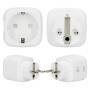 Alecto Smart Wi-Fi-Stecker 16A 3680W 3er-Pack Weiß