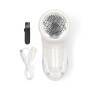 Nedis Fusselrasierer / Built-In Lithium-Ion / Bekleidung / Textile / Weiss