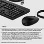 HP Inc. HP Tastatur+Maus 225 Set Kabelgebunden Schwarz (AX2Y7AA#ABD)
