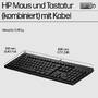 HP Inc. HP Tastatur+Maus 225 Set Kabelgebunden Schwarz (AX2Y7AA#ABD)