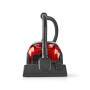 Nedis Multipack Staubsauger mit Beutel / Mit Beutel / 700 W / Staubkapazität: 1.5 l / Kombi-Bürste / Aktionsradius: 7 m / Hepa / Anthrazit / Red - 4 Stück