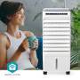 Nedis Multipack SmartLife Mobiler Luftkühler / Wassertankkapazität: 5 l / 3-Geschwindigkeitsstufen / 215 m³/h / Oszillation / Fernbedienung / Abschalt-Timer / Ionisierungsfunktion - 2 Stück
