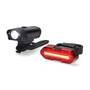 Nedis Multipack Fahrrad-Licht / Batteriebetrieben / 5 V DC / 3 W / Wiederaufladbar / 400 lm / 4.5 lm / 100 m / 110 ° - 12 Stück