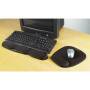 Kensington Foam Mousepad with Integral Wrist Rest Black - Black - Monochromatic - Foam - Wrist rest