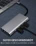 ICY BOX IB-DK4050-CPD 12-in-1 USB-C Dock 100W PD Externe Gehäuse