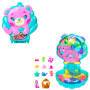 Mattel Polly Pocket Glitzerinsel-Schatulle, Spielset mit 1 Mini-Meerjungfrauenpuppe und Meerestieren Mattel Polly Pocket Glitzerinsel-Schatulle, Spielset mit 1 Mini-Meerjungfrauenpuppe und Meerestieren