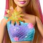 Mattel Barbie Flower Magic Meerjungfrauen-Spielzeugpuppe mit magischer Überraschungsblüte und perlen Mattel Barbie Flower Magic Meerjungfrauen-Spielzeugpuppe mit magischer Überraschungsblüte und perlen