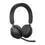 JABRA Evolve2 65 UC Stereo Headset on-ear Bluetooth wireless USB-C noise isolating black with chargi