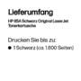 HP Toner CE 285 A schwarz   85 A Toner