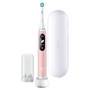 Oral-B iO 6 iO6 Sensitive Edition Elektrische Zahnbürste/Electric Toothbrush, Magnet-Technologie, 2 Aufsteckbürsten, 5 Putzmodi für Zahnpflege, Display & Reiseetui, Designed by Braun, pink sand