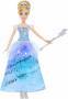Mattel Disney Princess, Cinderella-Modepuppe im bezaubernden Ballkleid mit Licht und Geräuschen, vom