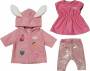 Zapf BABY born Mantel Set mit Kleid 43cm