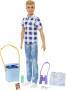 Mattel HHR66 Barbie Abenteuer zu zweit Ken Camping-Puppe und Zubehör. Spielzeug für Kinder ab 3 Jahr