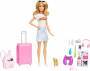 Mattel HJY18 Refreshed Travel Barbie
