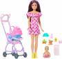 Mattel Barbie ''Skipper Babysitters Inc.'' Kinderwagen Spielset