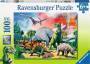 Ravensburger 10957 Puzzle Unter Dinosauriern 100 Teile XXL
