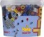 Malte Haaning Plastic A/S Hama® Bügelperlen Maxi - Dose Vollton Mix 600 Perlen (7 Farben).