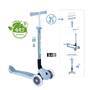 Globber Deutschland GmbH GLOBBER PRIMO FOLDABLE LIGHTS ECO blaubeere, mit Leuchtrollen