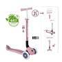 Globber Deutschland GmbH GLOBBER PRIMO FOLDABLE LIGHTS ECO beere, mit Leuchtrollen