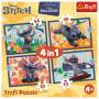 Trefl S.A. 4 in 1 Puzzle 35, 48, 54, 70 Teile  Lilo & Stich Film