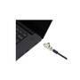 Kensington Slim N17 2.0 Keyed Dual Head Laptop Lock for Wedge-Shaped Slots - Kensington - Key - Black