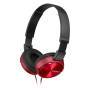 Sony MDR-ZX310R Rot On-Ear kabelgebunden