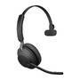 Jabra Evolve2 65 USB-A UC Mono with Charging Stand - Black - Wireless - Office/Call center - 20 - 20000 Hz - 99.2 g - Headset - Black