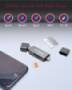 ICY BOX IB-CR200-C - MMC,MicroSD (TransFlash),MicroSDHC,MicroSDXC,SD,SDHC,SDXC - Anthracite - 480 Mbit/s - Aluminum - Plastic - USB 2.0 - USB