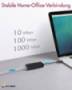 ICY BOX USB 3.0 A-Type to RJ-45 Ethernet port - Wired - USB - Ethernet - 1000 Mbit/s - Black