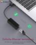 ICY BOX USB 3.0 A-Type to RJ-45 Ethernet port - Wired - USB - Ethernet - 1000 Mbit/s - Black