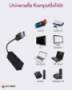 ICY BOX USB 3.0 A-Type to RJ-45 Ethernet port - Wired - USB - Ethernet - 1000 Mbit/s - Black