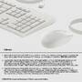 HP Inc. HP Tastatur+Maus 225 Set Kabelgebunden Weiß (AW5S6AA#ABD)