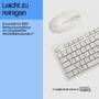 HP Inc. HP Tastatur+Maus 225 Set Kabelgebunden Weiß (AW5S6AA#ABD)