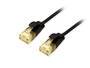 Equip Patchkabel Cat6A SlimFlex U/UTP 0.50m schw.LSZH 2xRJ45 Polybeutel (626902)