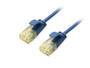 Equip Patchkabel Cat6A SlimFlex U/UTP 5.00m blau LSZH 2xRJ45 Polybeutel (626307)